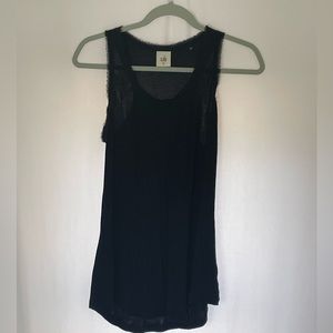 Women’s black tank top